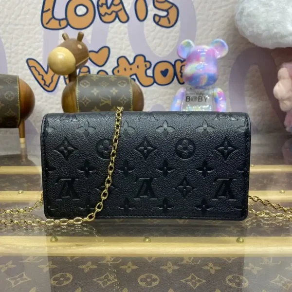 Louis Vuitton Wallet On Chain Lily Black - Image 4