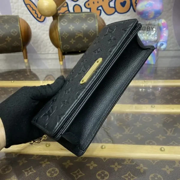 Louis Vuitton Wallet On Chain Lily Black - Image 7