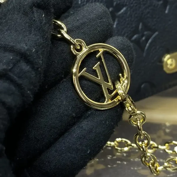 Louis Vuitton Wallet On Chain Lily Black - Image 9