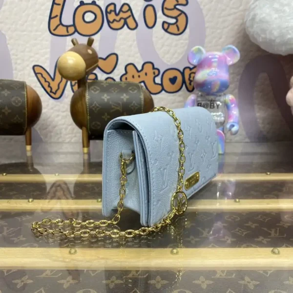 Louis Vuitton Wallet On Chain Lily Sky Blue - Image 2
