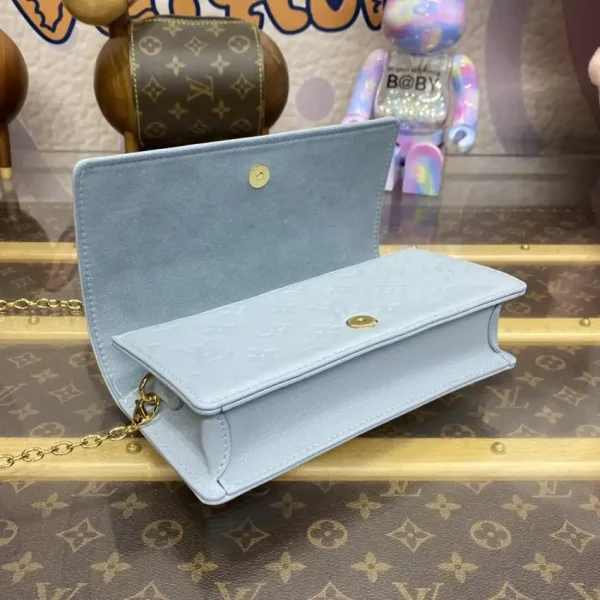 Louis Vuitton Wallet On Chain Lily Sky Blue - Image 8