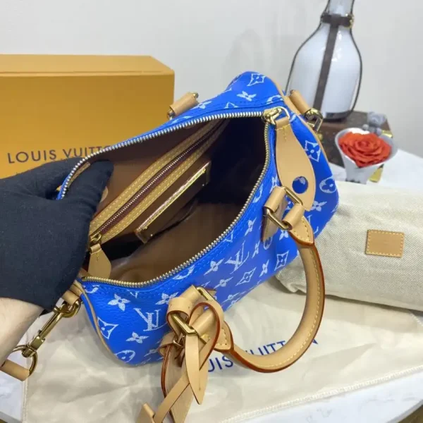 Louis Vuitton Speedy P9 Bandouliere 25 Blue - Image 4