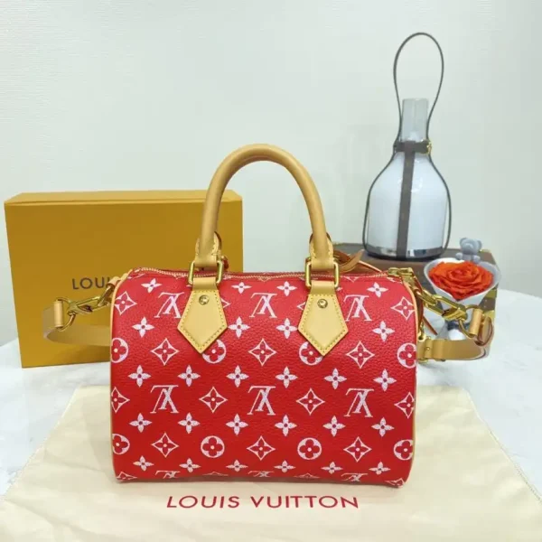 Louis Vuitton Speedy P9 Bandouliere 25 Red - Image 2