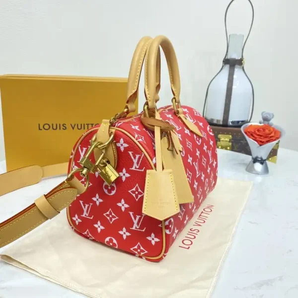 Louis Vuitton Speedy P9 Bandouliere 25 Red - Image 3