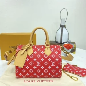 Louis Vuitton Speedy P9 Bandouliere 25 Red