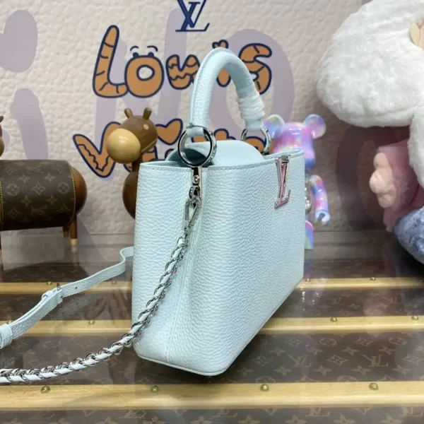 Loius Vuitton Capucines Blue - Image 5