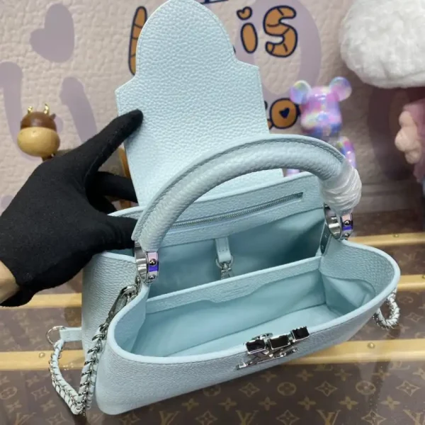 Loius Vuitton Capucines Blue - Image 6