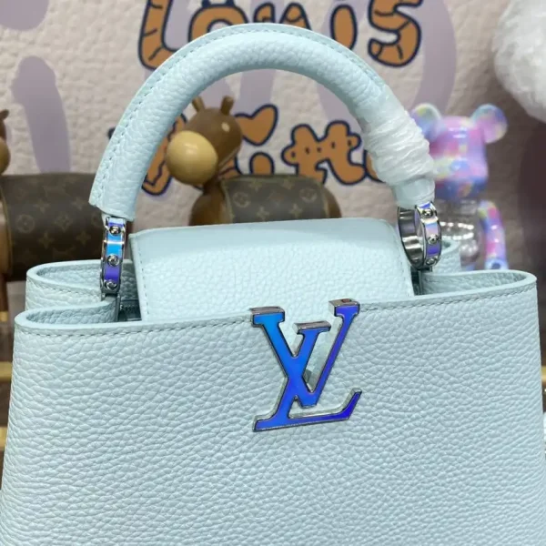 Loius Vuitton Capucines Blue - Image 8