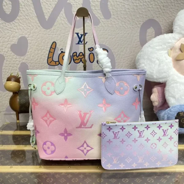 Louis Vuitton Neverfull MM Purple - Image 6