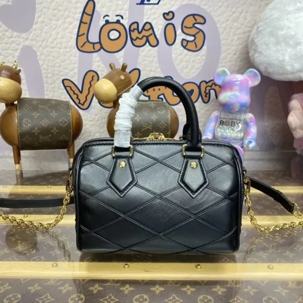 Louis Vuitton Speedy Bandouliere 20 Black - Image 2