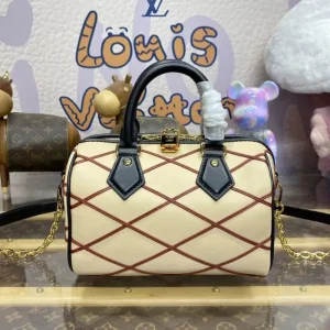 Louis Vuitton Speedy Bandouliere 20 Beige