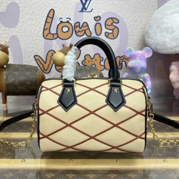 Louis Vuitton Speedy Bandouliere 20 Beige - Image 7