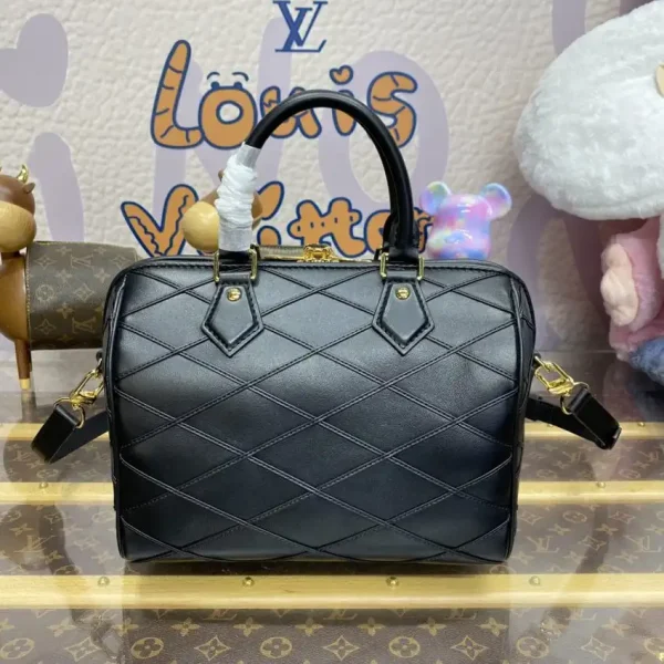 Louis Vuitton Speedy Bandouliere 25 Full Black - Image 3