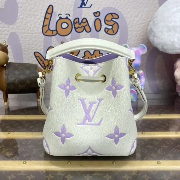 Louis Vuitton NeoNoe BB Bag White-Purple - Image 5