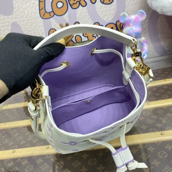 Louis Vuitton NeoNoe BB Bag White-Purple - Image 6