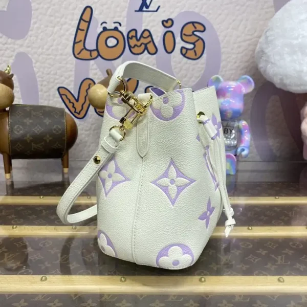 Louis Vuitton NeoNoe BB Bag White-Purple - Image 7