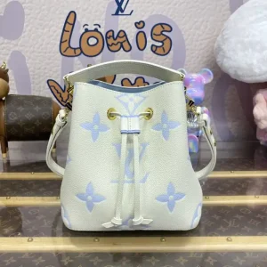 Louis Vuitton NeoNoe BB  White Sky Blue