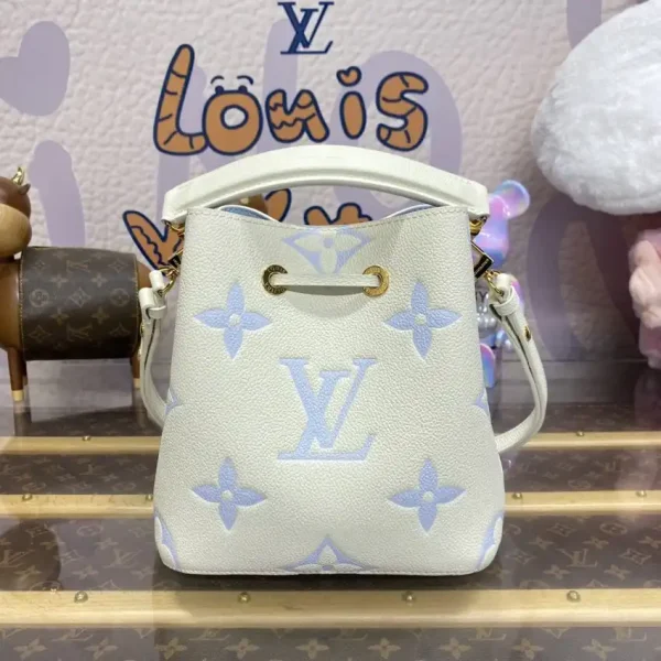 Louis Vuitton NeoNoe BB  White Sky Blue - Image 8