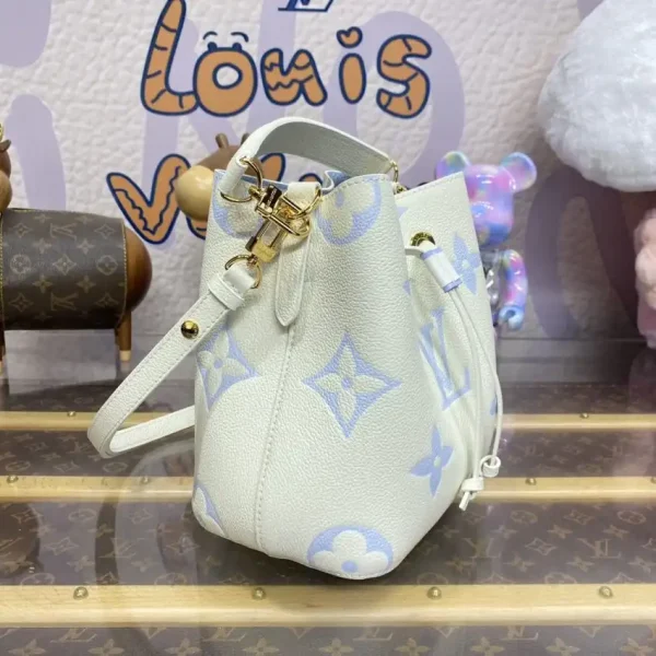 Louis Vuitton NeoNoe BB  White Sky Blue - Image 9
