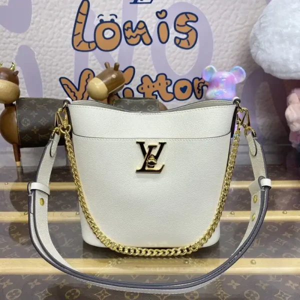 Louis Vuitton Lock and Walk Beige