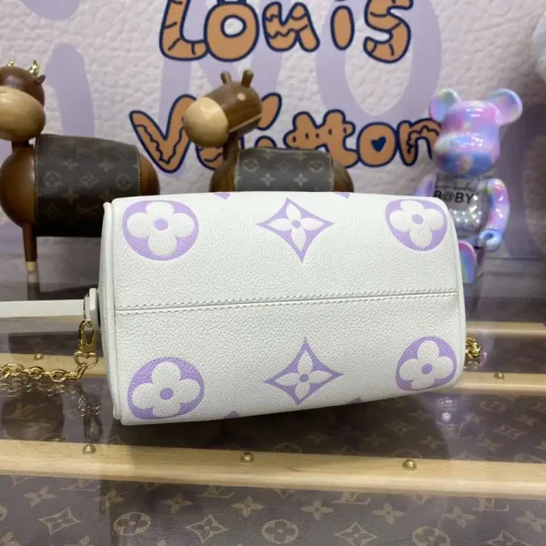 Louis Vuitton Speedy Bandouliere 20 White Purple - Image 3
