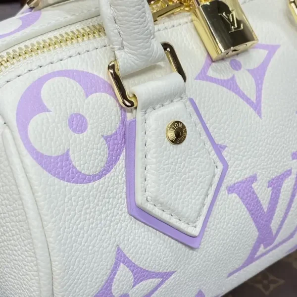 Louis Vuitton Speedy Bandouliere 20 White Purple - Image 6