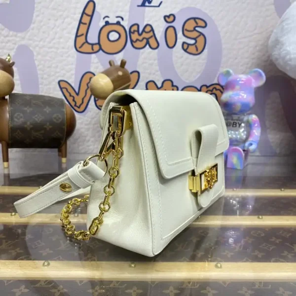 Louis Vuitton Dauphine MM White - Image 5