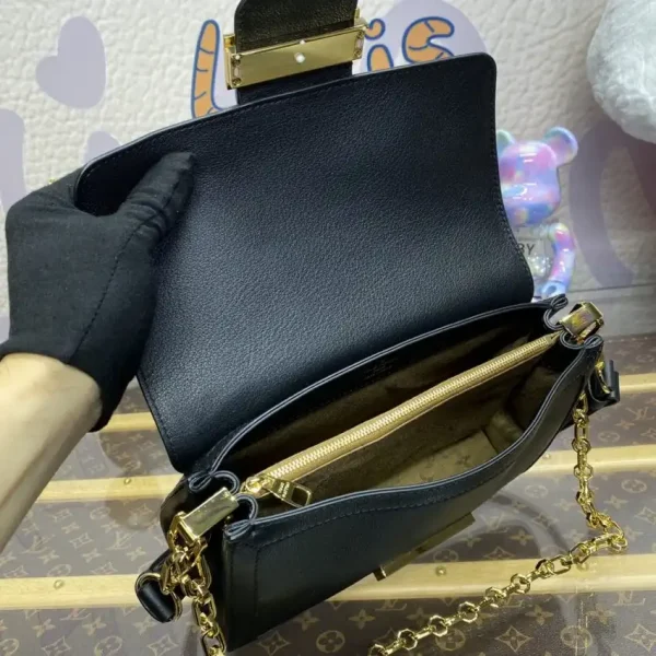 Louis Vuitton Dauphine MM Black - Image 3