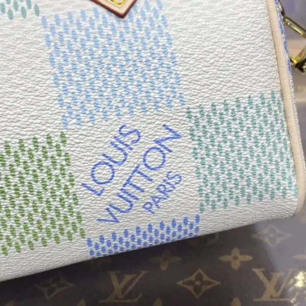 Louis Vuitton Speedy Bandouliere 20 Green Grid - Image 6