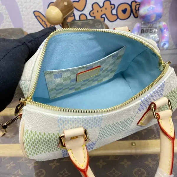 Louis Vuitton Speedy Bandouliere 20 Green Grid - Image 8
