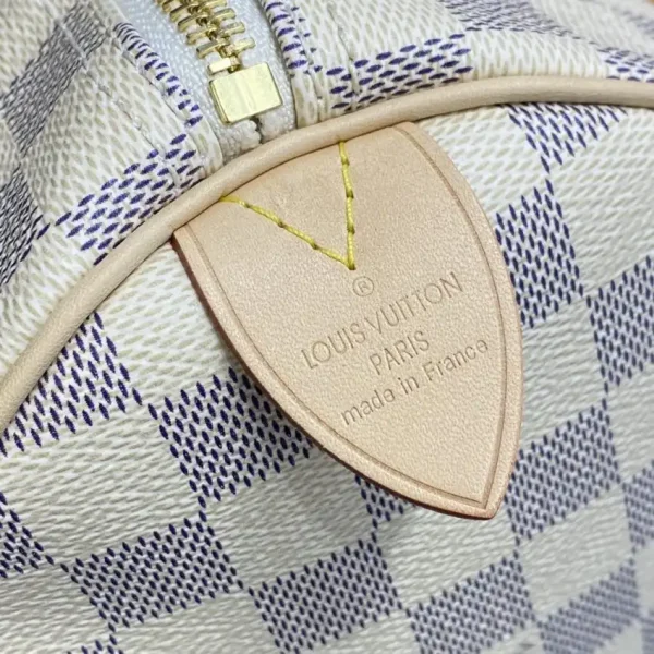 Louis Vuitton Speedy White Grid - Image 11
