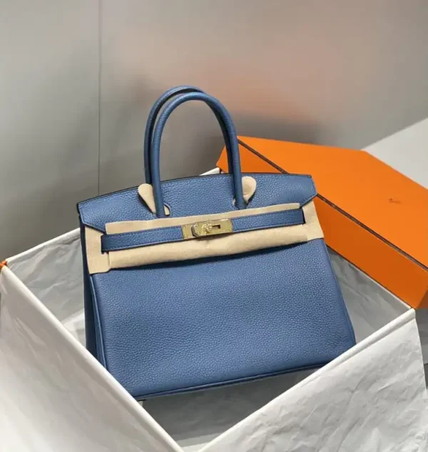 Hermes Birkin Agate Blue