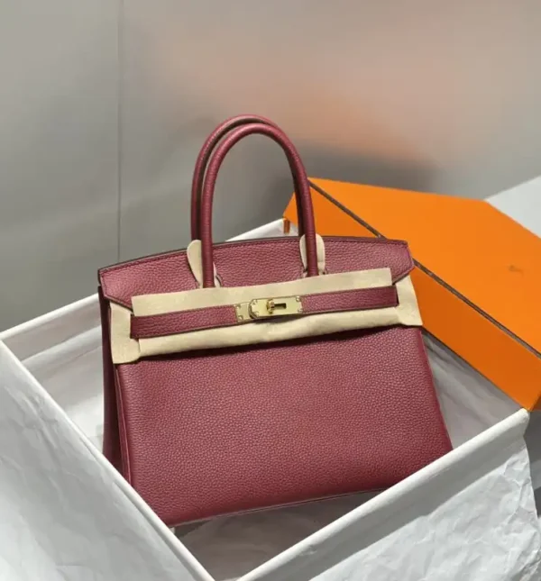 Hermes Birkin Bordeaux Red