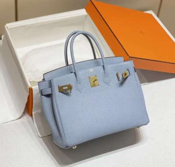 Hermes Birkin Linen Blue - Image 3