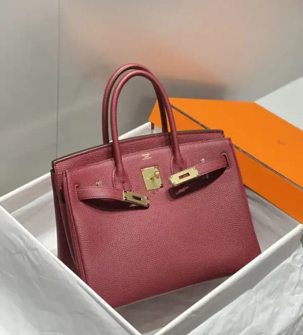 Hermes Birkin Bordeaux Red - Image 3