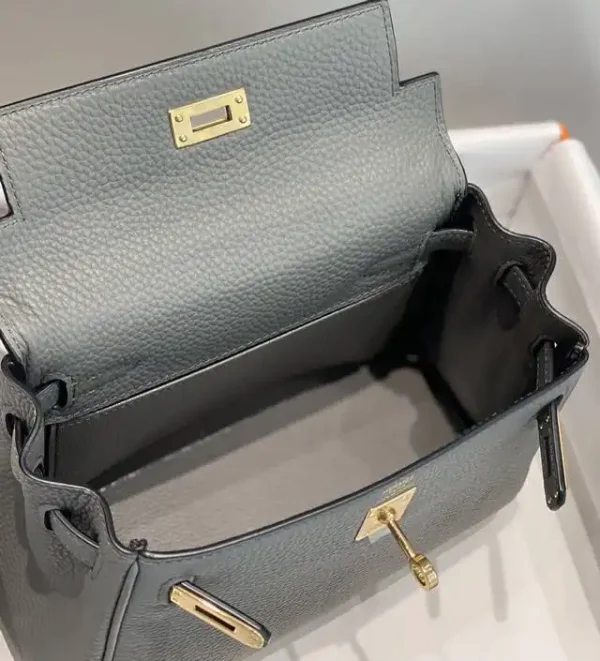 Hermes Kelly Mini Cumulonimbus Gray - Image 7