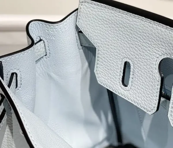 Hermes Birkin Grail Blue - Image 7