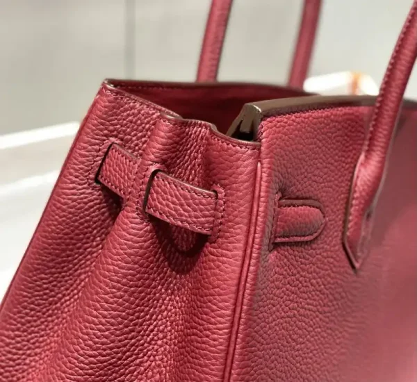 Hermes Birkin Bordeaux Red - Image 7