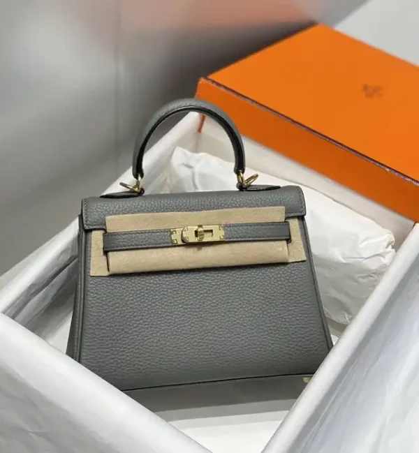 Hermes Kelly Mini Cumulonimbus Gray - Image 8