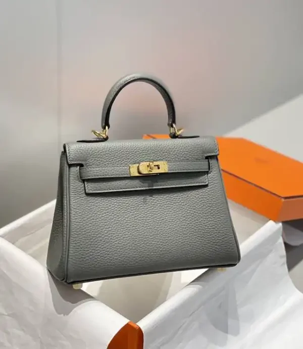 Hermes Kelly Mini Cumulonimbus Gray