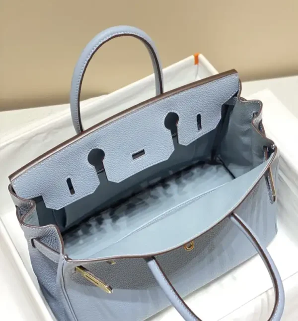 Hermes Birkin Linen Blue - Image 9