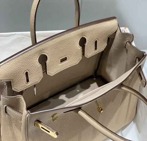 Hermes Birkin Trench Coat Grey - Image 9