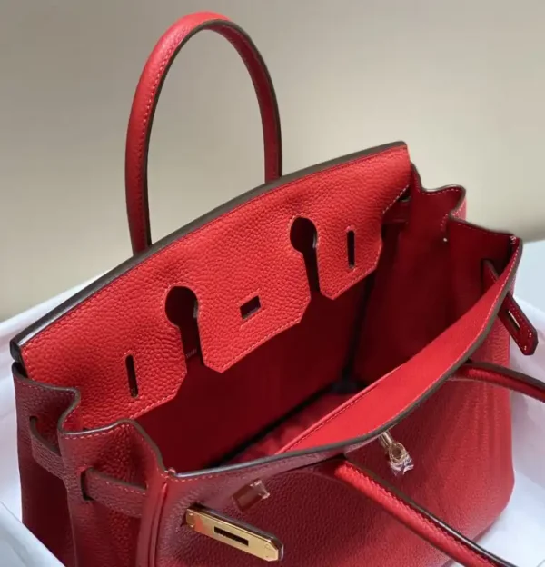 Hermes Birkin Hot Red - Image 9