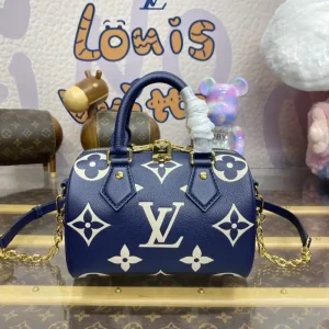 Louis Vuitton Speedy Bandouliere 20 Blue