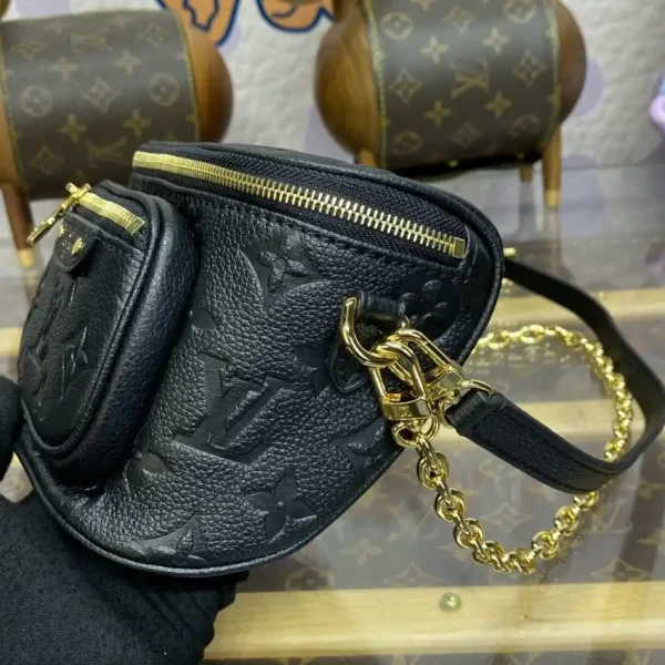 Louis Vuitton Bumbag Mini Full Black - Image 2
