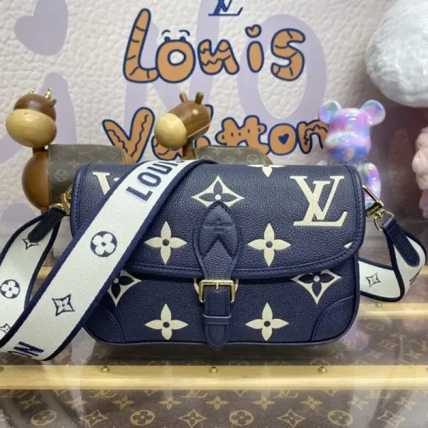 Louis Vuitton Nano Diane Satchel Blue-Pink