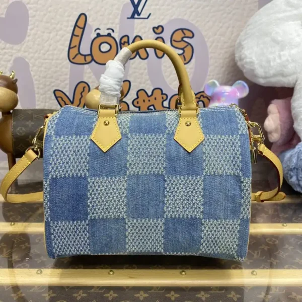 Louis Vuitton Speedy Bandouliere 25 Denim - Image 6