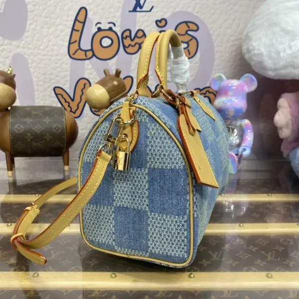 Louis Vuitton Speedy Bandouliere 25 Denim - Image 7