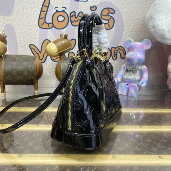 Louis Vuitton Alma BB Black Patent - Image 3