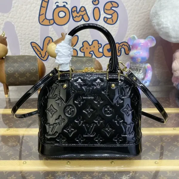 Louis Vuitton Alma BB Black Patent - Image 2